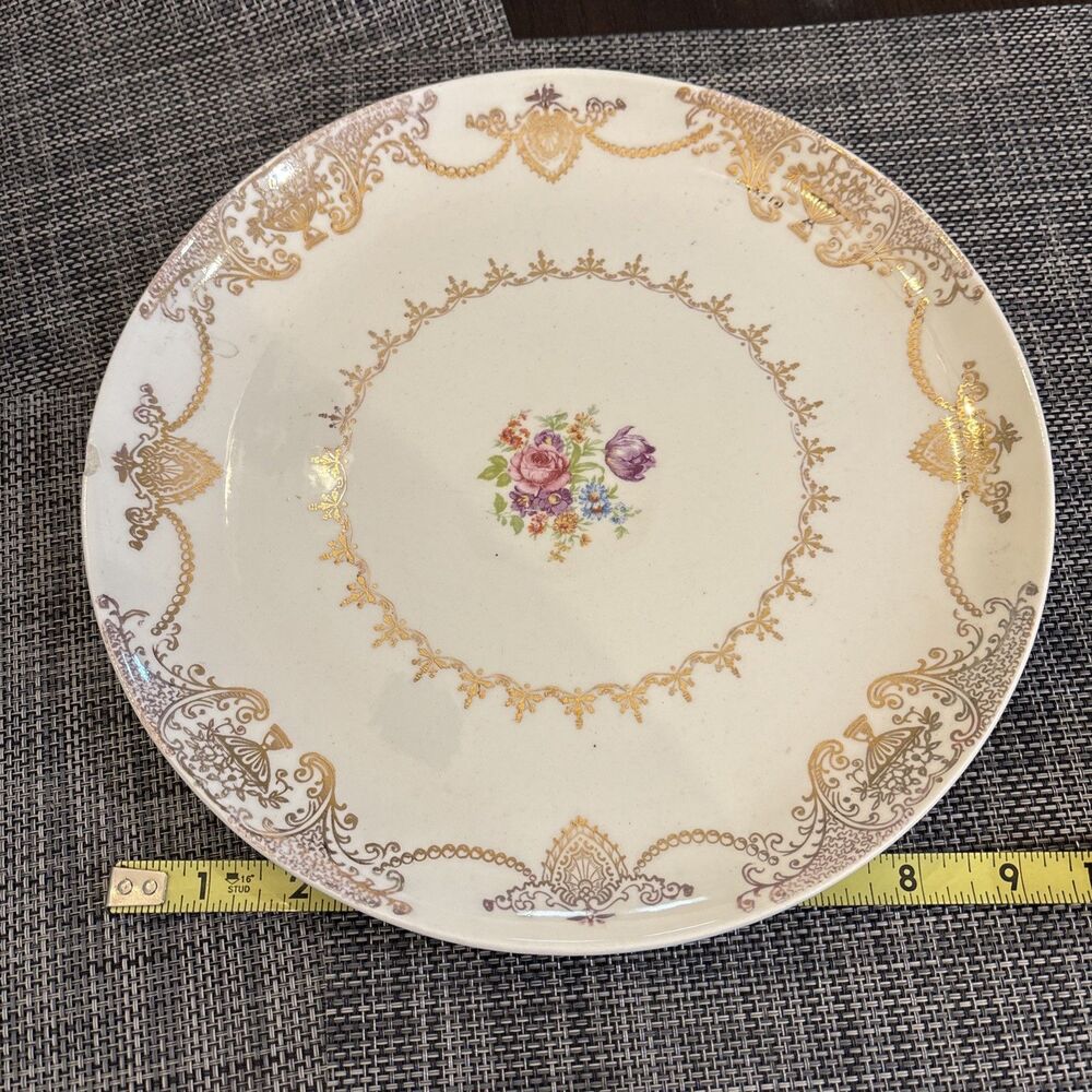 6 Pc Dish Setting Golden Beauty Set By Stetson With 22k Gold Trim Vintage. READ - Picture 15 of 16